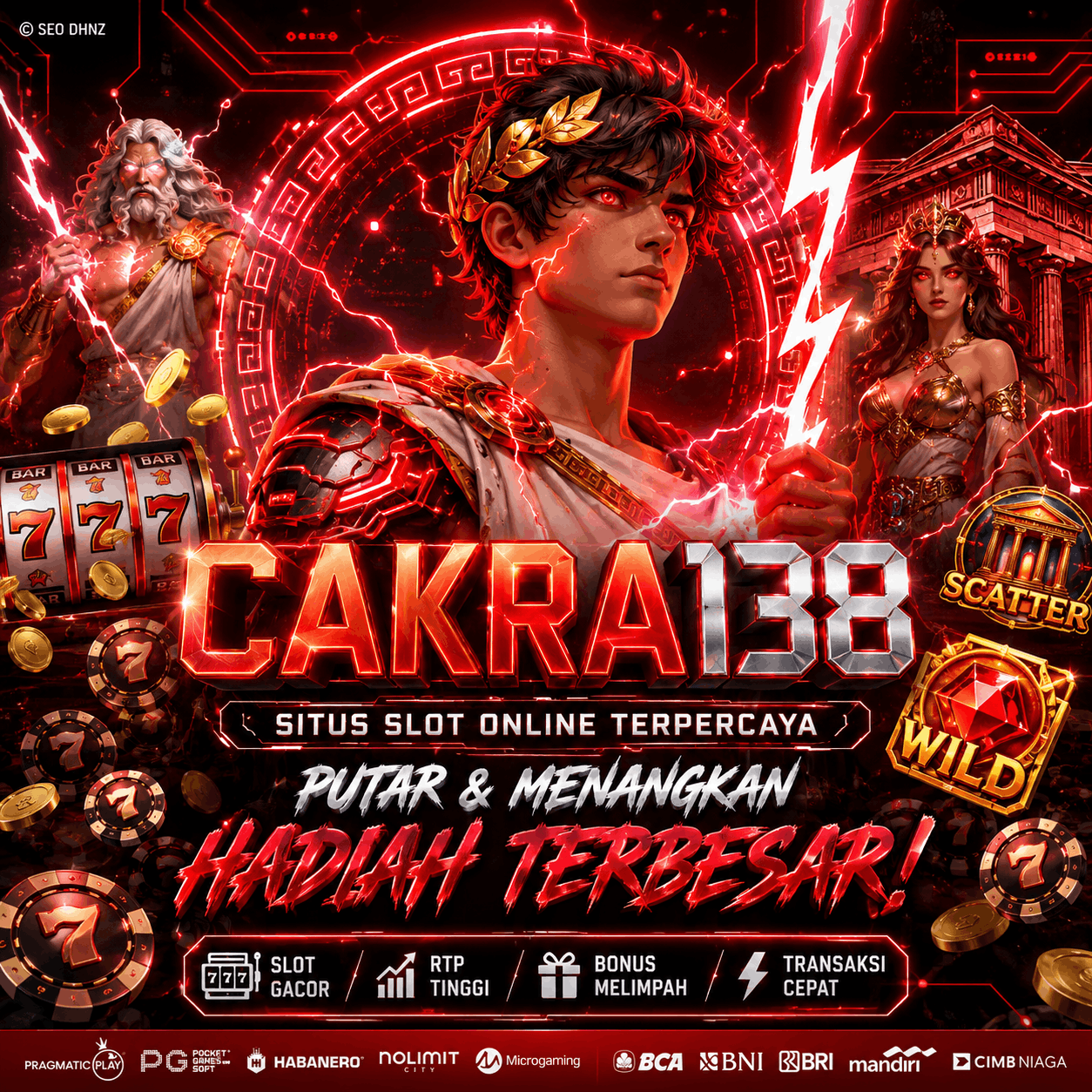 Banner CAKRA138 Cyber Red